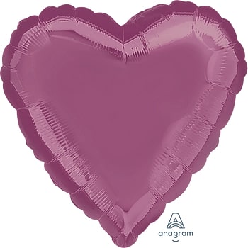 Metallic Lavender Heart Foil Balloon 18″ (10571)