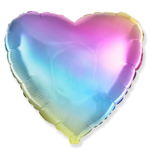 Metallic Gradient Heart Foil Balloon 18″ (201500GP)
