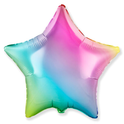 Metallic Gradient Star Foil Balloon 18″ (301500GP)