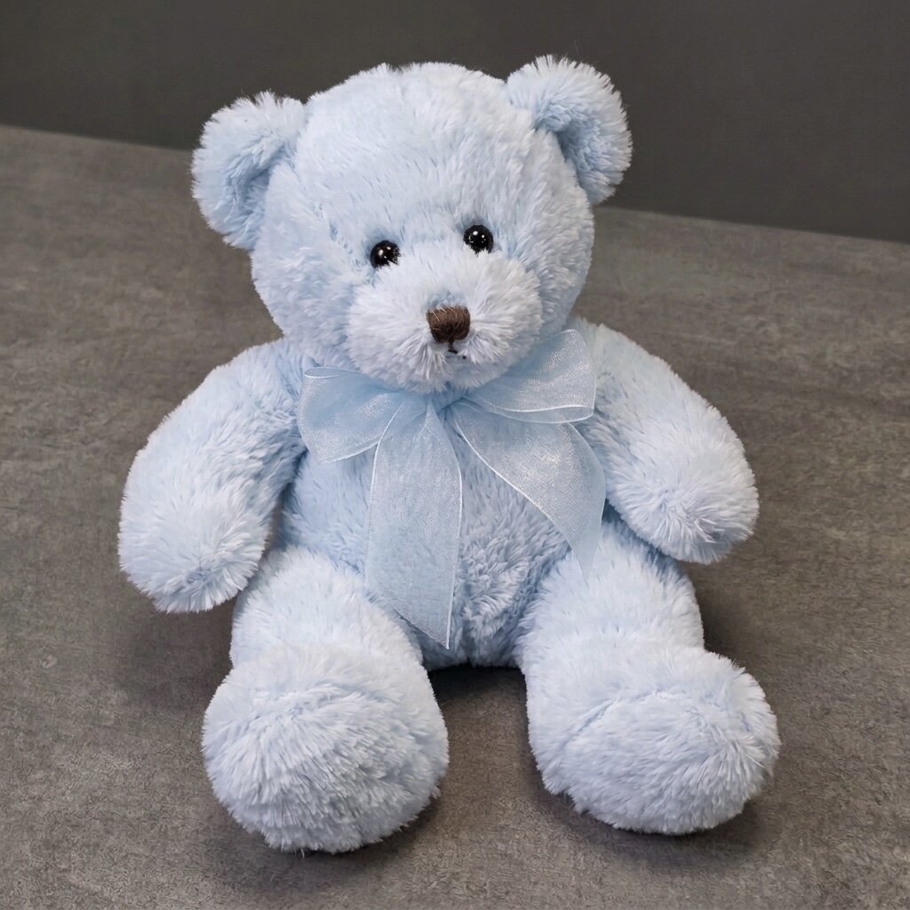 Blue Teddy Bear 10”