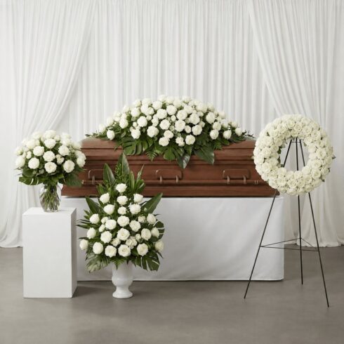 White Rose Funeral Collections